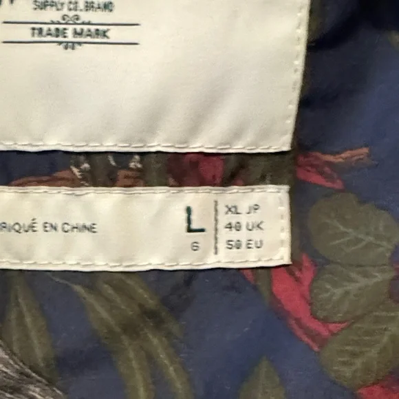 Herschel Supply Company Bird Print Jacket Windbreaker - Picture 4 of 4